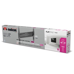 Meliconi Flatstyle FS400 DW 40"-75" fix fali TV konzol