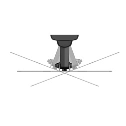 Meliconi Flatstyle FTR200 DW 26"-45" dönthető fali TV konzol