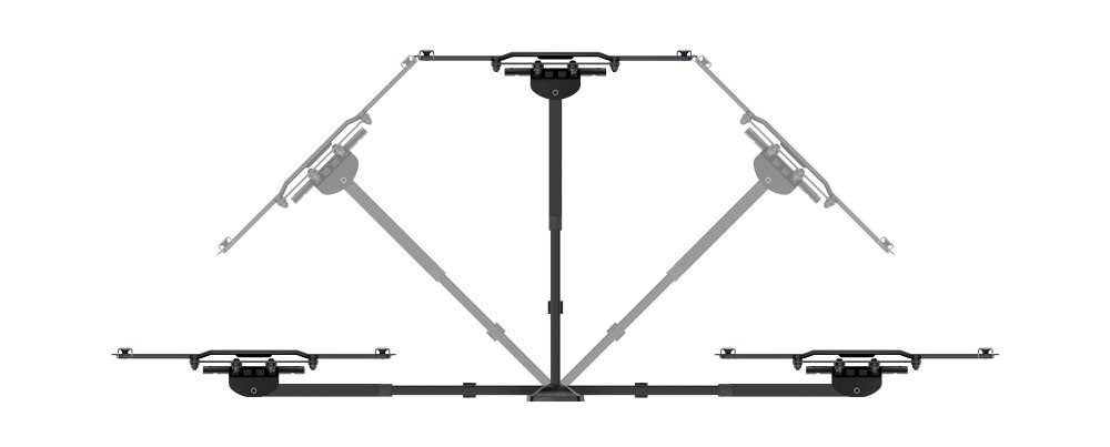 Meliconi SlimStyle Plus 400SDR Fast Block 40"- 82" fali TV konzol