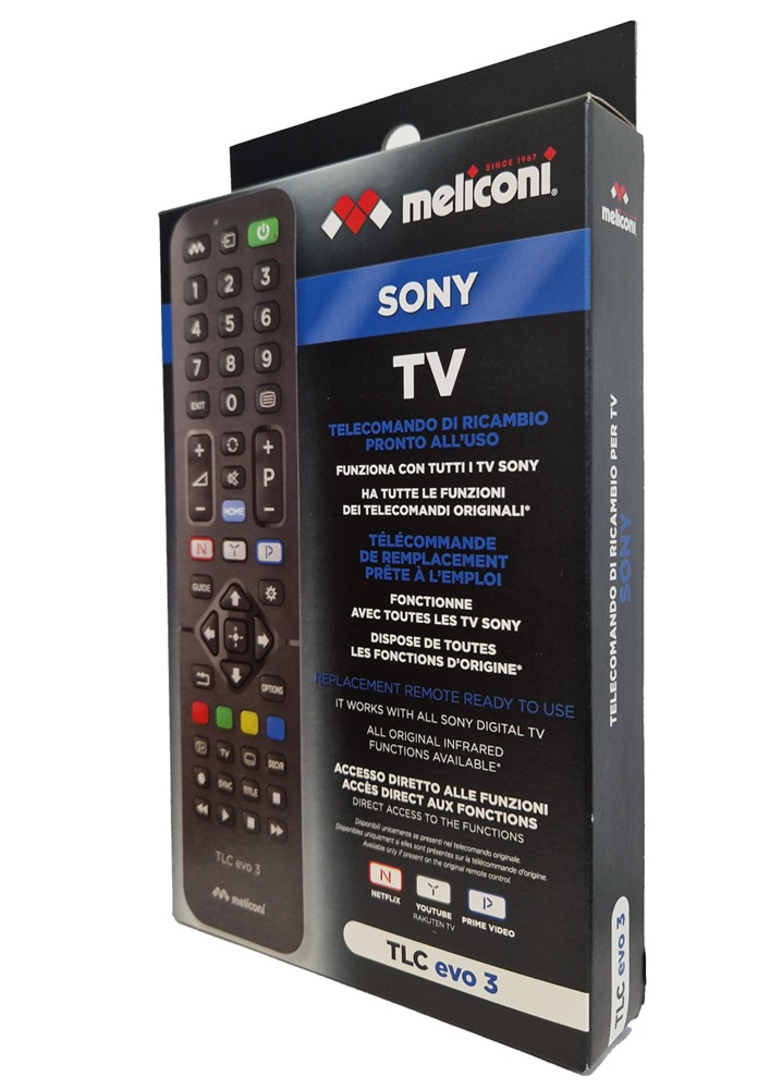 Meliconi TLC Evo 3 SONY TV távirányító