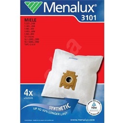 Menalux 3101 4 db szintetikus porzsák+1 mikroszűrő és motorszűrő