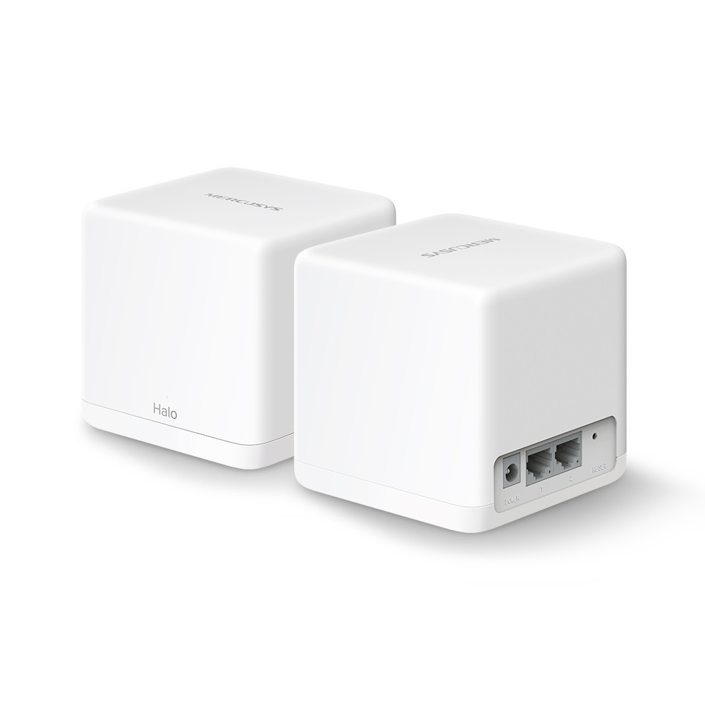 Mercusys Halo H30G(2-pack) AC1300 fehér otthoni Mesh Wi-Fi rendszer (2db) - R