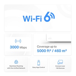 Mercusys Halo H80X(2-pack) AX3000 fehér otthoni Mesh Wi-Fi 6 rendszer (2db) - R