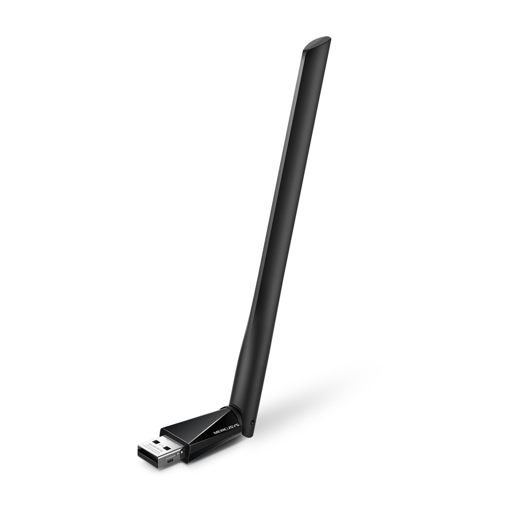 Mercusys MA30H AC1300 nagy teljesítményű vezeték nélküli kétsávos hálózati fekete USB adapter - R