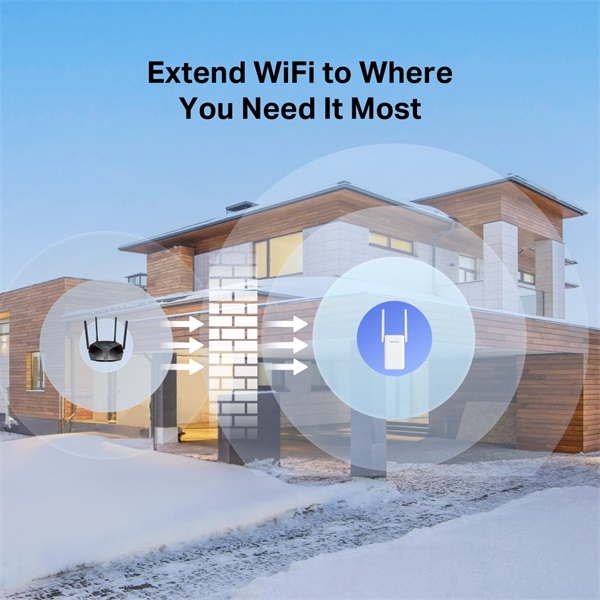 Mercusys ME80X AX3000 Wi-Fi 6 fehér lefedettségnövelő - R