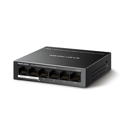 Mercusys MS106LP 6port 10/100Mbps 4 Port PoE+ nem menedzselhető asztali PoE+ Switch