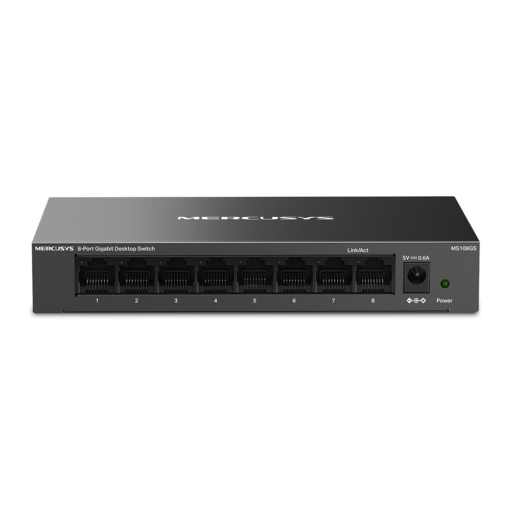 Mercusys MS108GS 8 portos Gigabit asztali switch - R