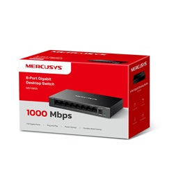 Mercusys MS108GS 8 portos Gigabit asztali switch - R