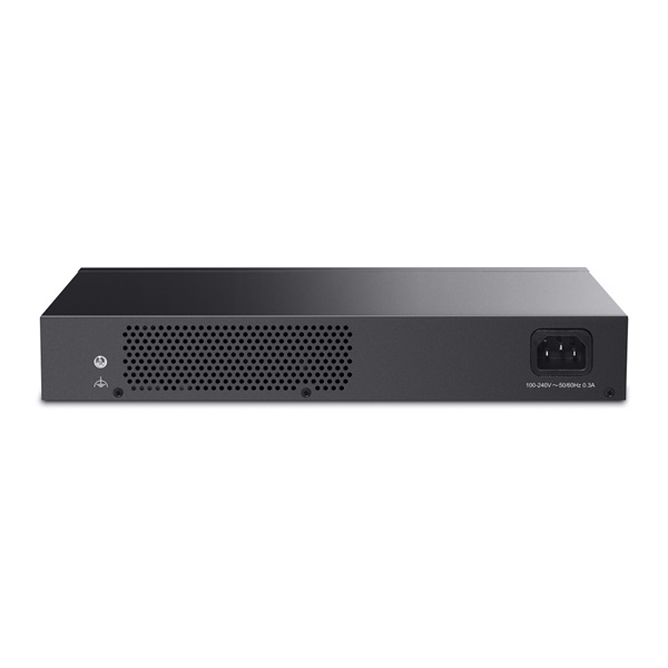 Mercusys MS116GS 16 portos Gigabit rackbe szerelhető fekete asztali switch - R