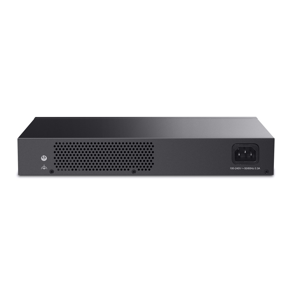 Mercusys MS116GS 16 portos Gigabit rackbe szerelhető fekete asztali switch - R