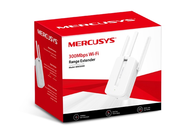 Mercusys MW300RE 300Mbps Vezeték nélküli Range Extender