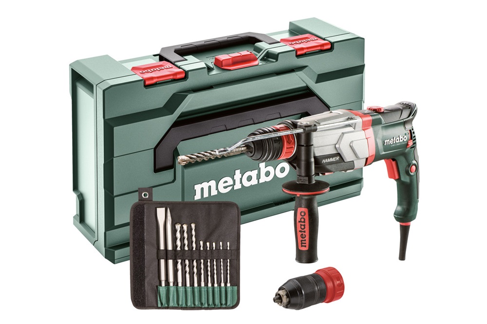Metabo UHEV 2860-2 Quick Set 1100 W elektromos fúrókalapács szett