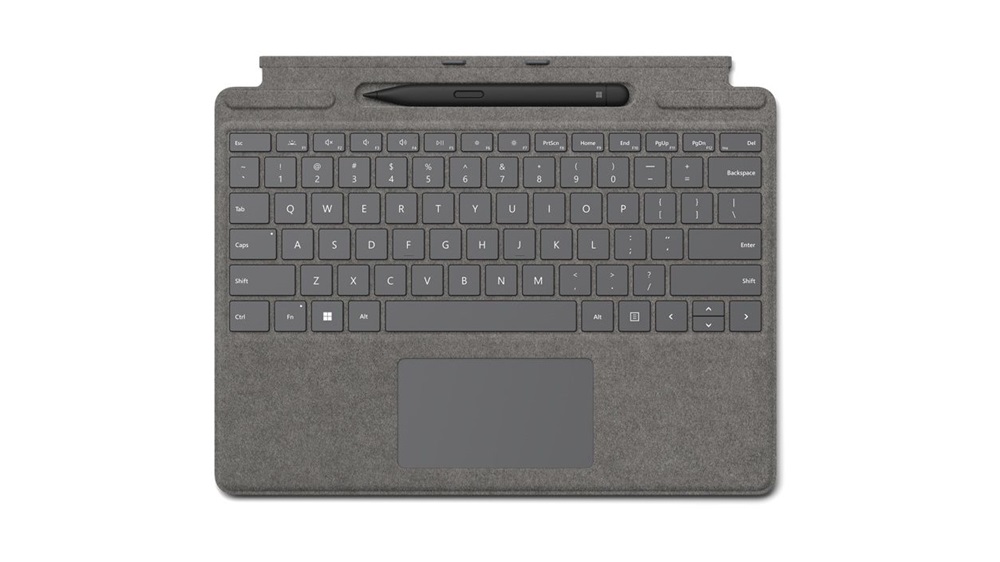 Microsoft 8X6-00235?HU Surface Pro Signature 2024 HUN platina billentyűzetes tok + slim toll