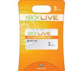 Microsoft Xbox Live Gold 3 hónap Card