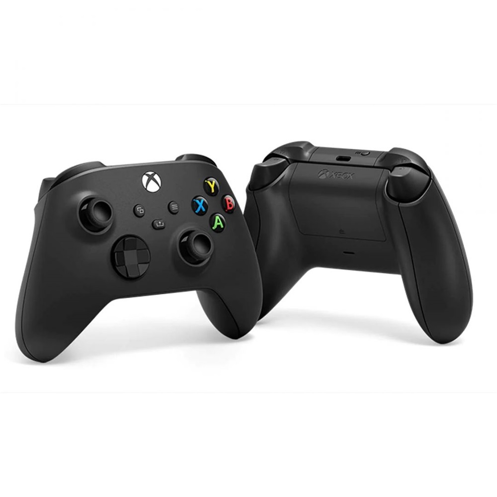 Microsoft QAT-00009 Xbox Series X|S/Xbox One Carbon Black vezeték nélküli fekete kontroller (Újszerű)