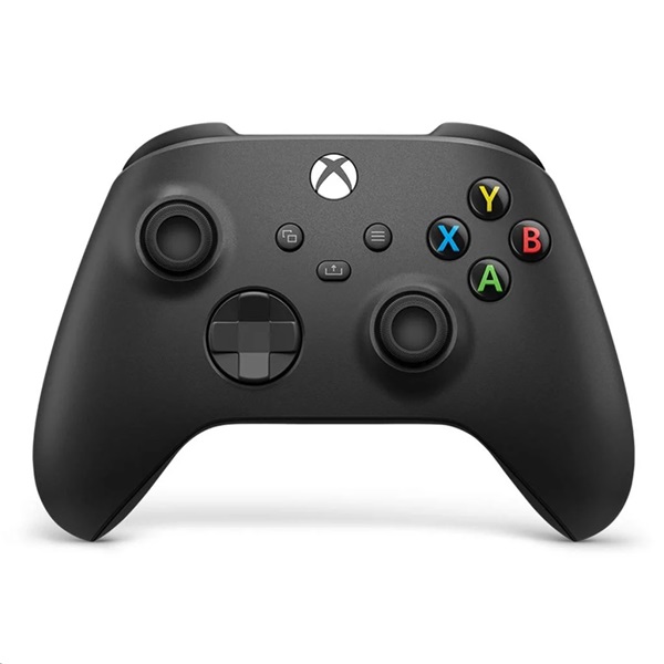 Microsoft QAT-00009 Xbox Series X|S/Xbox One Carbon Black vezeték nélküli fekete kontroller (Újszerű)