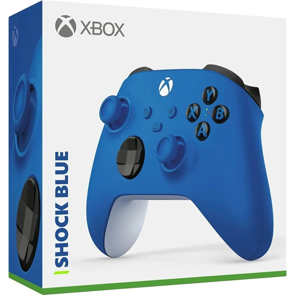 Microsoft QAU-00009 Xbox Series X|S/Xbox One Shock Blue vezeték nélküli kék kontroller