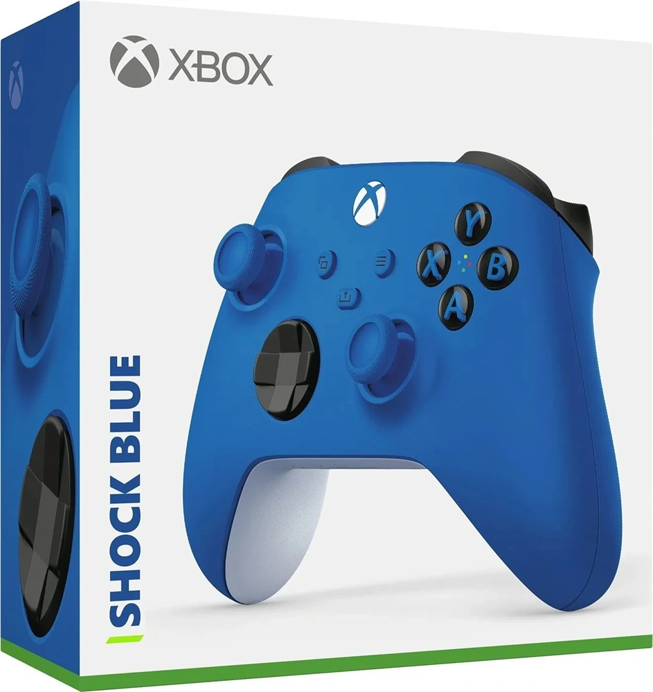 Microsoft QAU-00009 Xbox Series X|S/Xbox One Shock Blue vezeték nélküli kék kontroller
