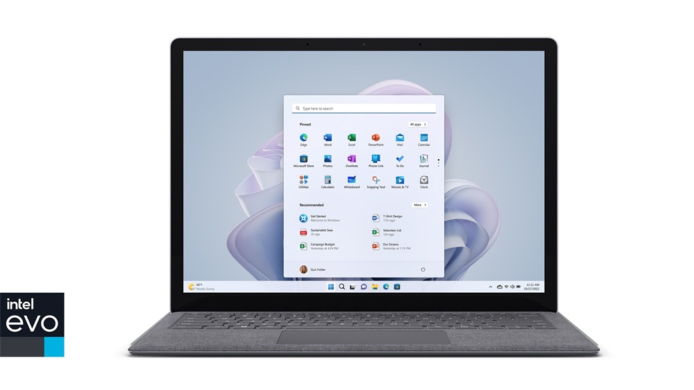 Microsoft Surface Laptop 5 13,5"/Intel Core i5-1245U/8GB/256GB/Int.VGA/Win11/platinum laptop