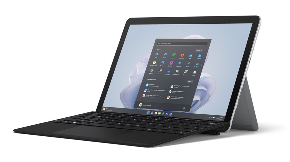 Microsoft Surface Go 4 Vállalati verzió XHU-00006 10,5" 8/128GB platina Wi-Fi tablet