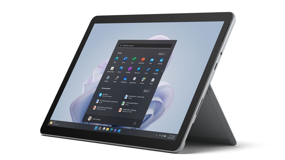 Microsoft Surface Go 4 Vállalati verzió XHU-00006 10,5" 8/128GB platina Wi-Fi tablet