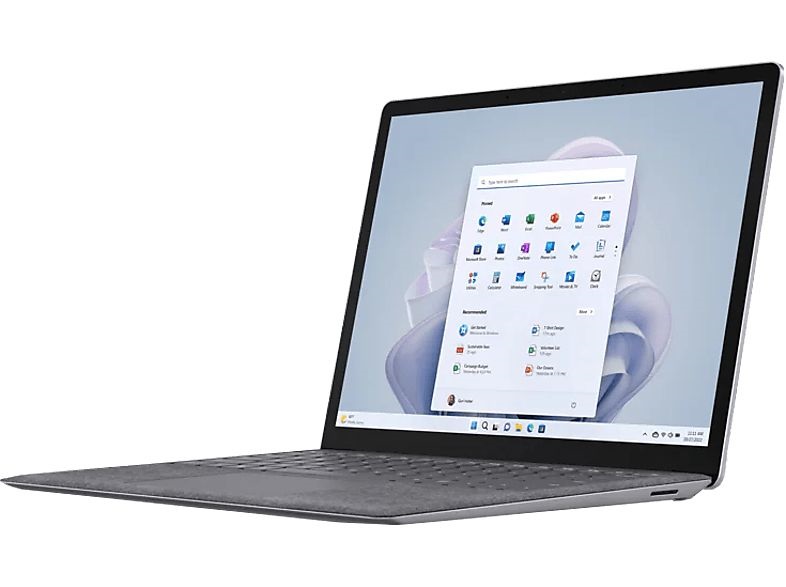 Microsoft Surface Laptop 5 13,5"/Intel Core i5-1235U/16GB/512GB/Int.VGA/Win11/platinum laptop