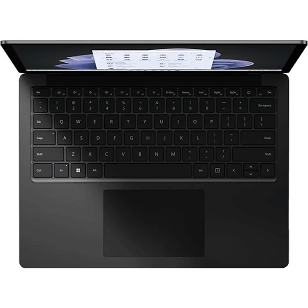 Microsoft Surface Laptop 5 15"/Intel Core i7-1255U/8GB/512GB/Int.VGA/Win11/fekete laptop