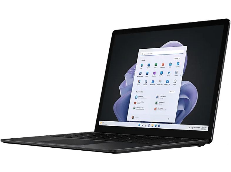 Microsoft Surface Laptop 5 15"/Intel Core i7-1255U/8GB/512GB/Int.VGA/Win11/fekete laptop