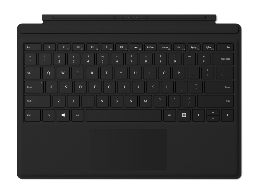 Microsoft Surface Pro fekete billentyűzetes tok