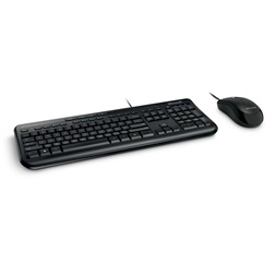 Microsoft Wired Desktop 600 HUN fekete USB dobozos billentyűzet + egér (Újracsomagolt)