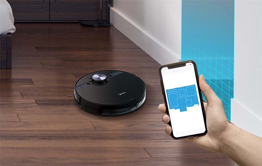 Midea M7 fekete száraz-nedves takarítórobot