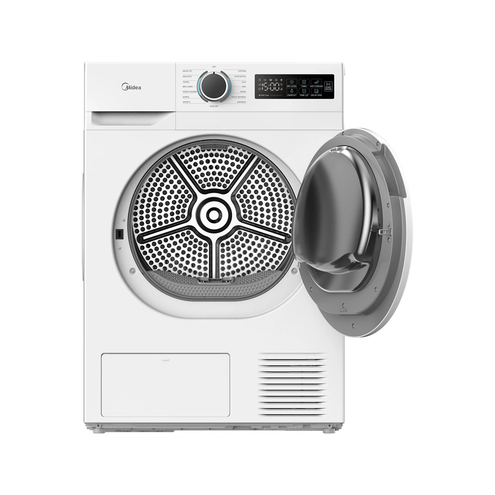 Midea MD110H80/W-HR fehér, 8kg, hőszivattyús szárítógép