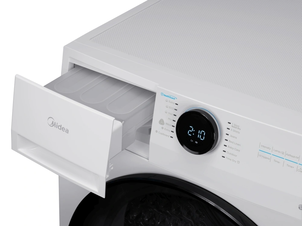 Midea MD110H80/W-HR fehér, 8kg, hőszivattyús szárítógép