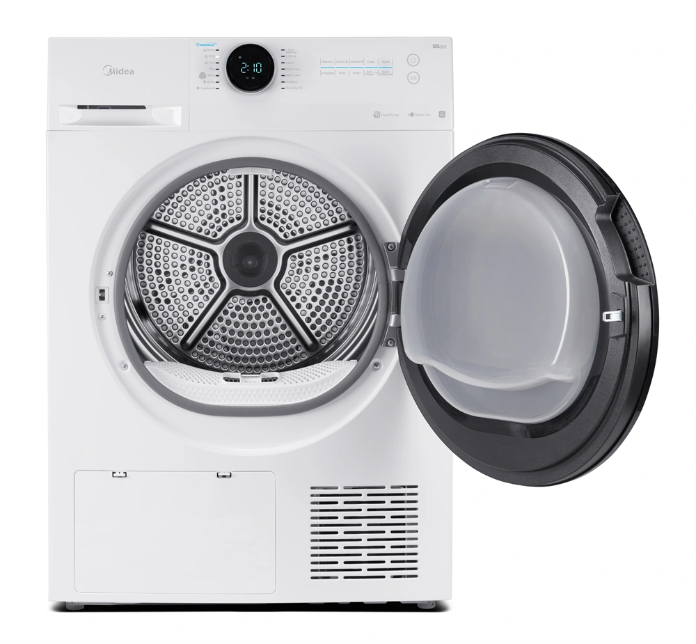 Midea MD200H100BW/W-HR fehér, 10 kg, hőszivattyús szárítógép