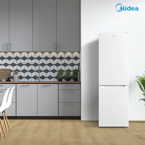 Midea MDRB369FGE01 fehér, alulfagyasztós, Hűtő: 197L, Fagyasztó:65L, hűtőszekrény (Újszerű)