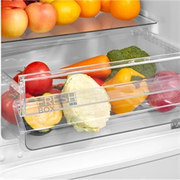 Midea MDRB369FGE01 fehér, alulfagyasztós, Hűtő: 197L, Fagyasztó:65L, hűtőszekrény (Újszerű)