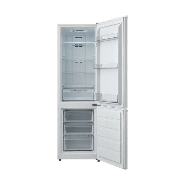 Midea MDRB380FGE01A fehér, alulfagyasztós, Hűtő:199L, Fagyasztó:71L, No frost hűtőszekrény (Újszerű)