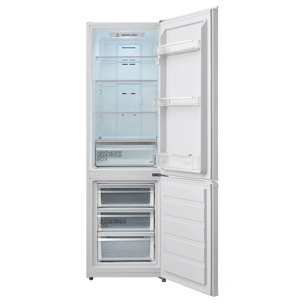 Midea MDRB380FGE01EUD fehér, alulfagyasztós, Hűtő: 199L, Fagyasztó:71L, No frost hűtőszekrény