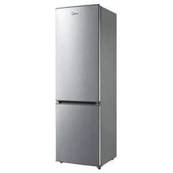 Midea MDRB380FGE02A inox, alulfagyasztós, Hűtő: 199L, Fagyasztó:71L, No frost hűtőszekrény