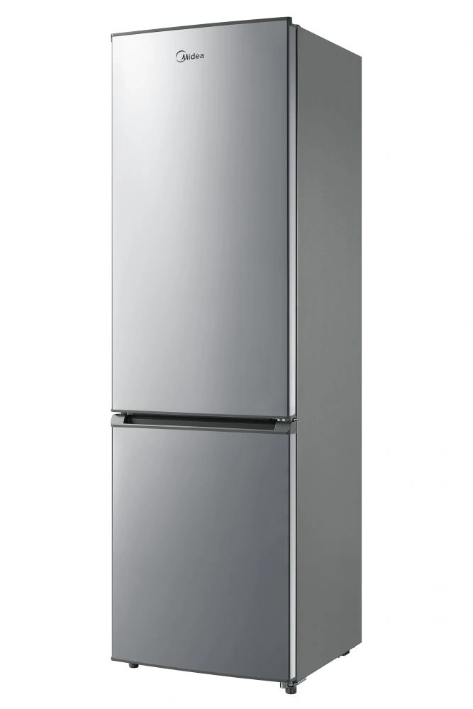 Midea MDRB380FGE02A inox, alulfagyasztós, Hűtő: 199L, Fagyasztó:71L, No frost hűtőszekrény