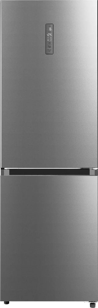 Midea MDRB470MGC02 inox, alulfagyasztós, Hűtő:216L, Fagyasztó:122L, No frost hűtőszekrény