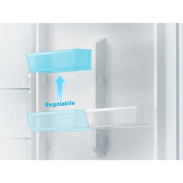 Midea MDRB489FGE01OE fehér, alulfagyasztós, Hűtő: 247L, Fagyasztó:83L, No frost hűtőszekrény