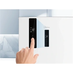 Midea MDRB489FGE01OE fehér, alulfagyasztós, Hűtő: 247L, Fagyasztó:83L, No frost hűtőszekrény