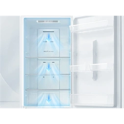 Midea MDRB489FGE01OE fehér, alulfagyasztós, Hűtő: 247L, Fagyasztó:83L, No frost hűtőszekrény