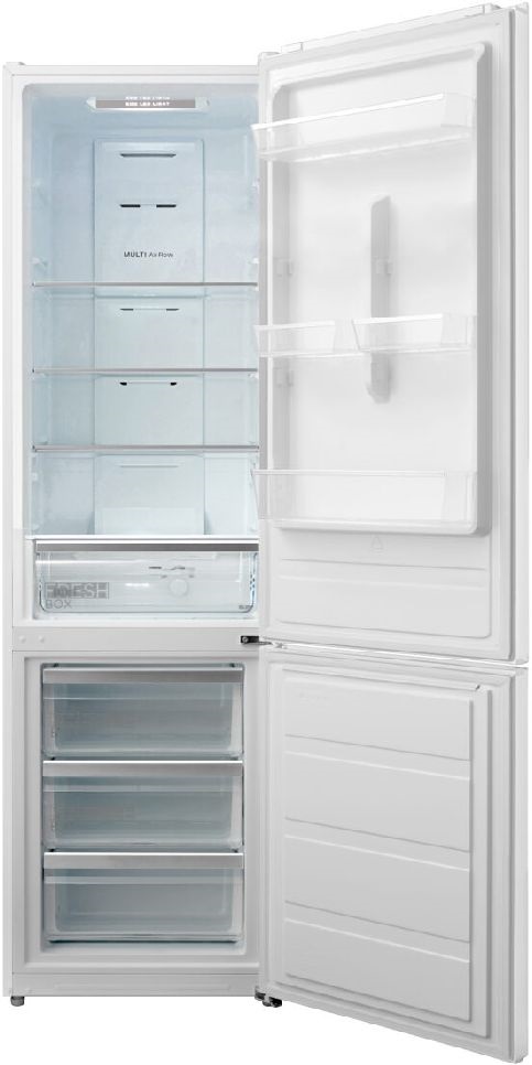 Midea MDRB489FGE01O fehér, alulfagyasztós, Hűtő:247L, Fagyasztó:83L, No frost hűtőszekrény