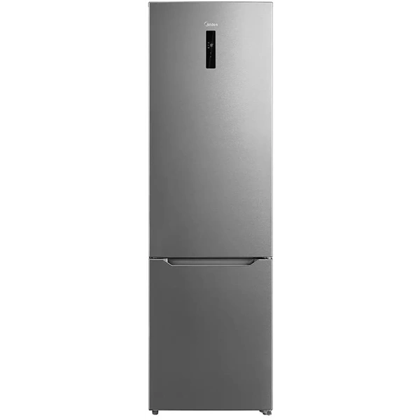 Midea MDRB489FGE02O inox, alulfagyasztós, Hűtő:247L, Fagyasztó:83L, No frost hűtőszekrény (Használt - B)