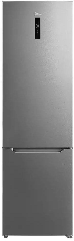 Midea MDRB489FGE02O inox, alulfagyasztós, Hűtő:247L, Fagyasztó:83L, No frost hűtőszekrény (Használt - B)