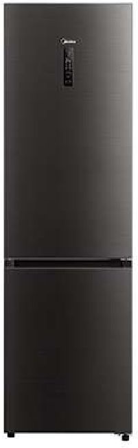 Midea MDRB521MIC28 fekete, alulfagyasztós, Hűtő:256L, Fagyasztó:122L, No frost hűtőszekrény