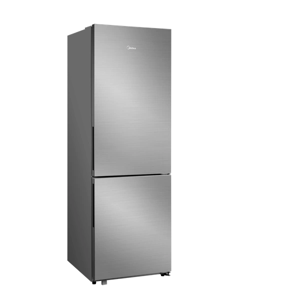 Midea MDRB548MME46 Space master inox, alulfagyasztós, Hűtő: 271L, Fagyasztó:130L, No frost hűtőszekrény