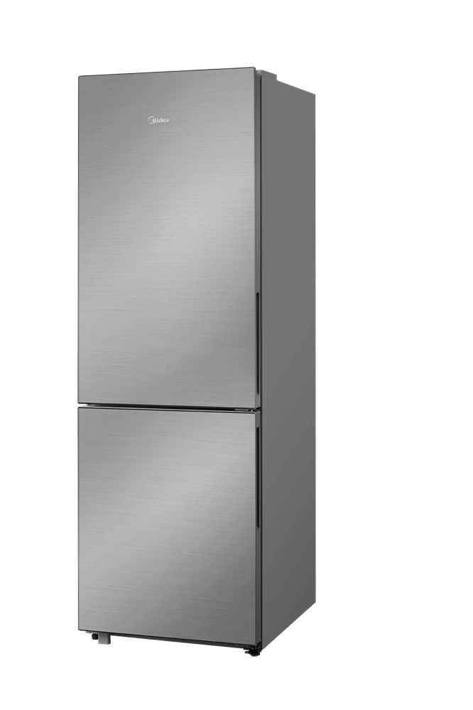 Midea MDRB548MME46 Space master inox, alulfagyasztós, Hűtő: 271L, Fagyasztó:130L, No frost hűtőszekrény